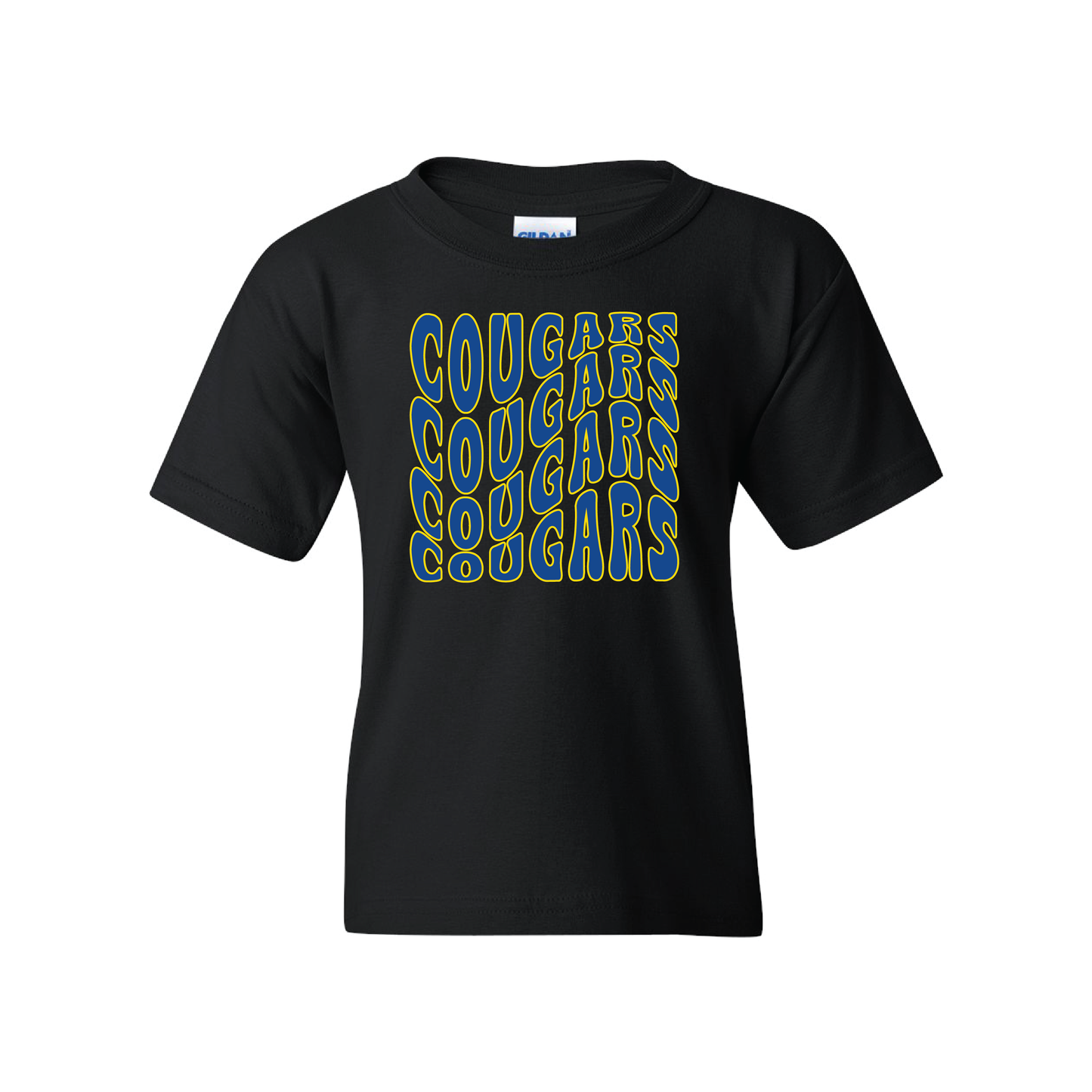 Youth - Wavy Cougars (T-Shirt, Crewneck, Hoodie)