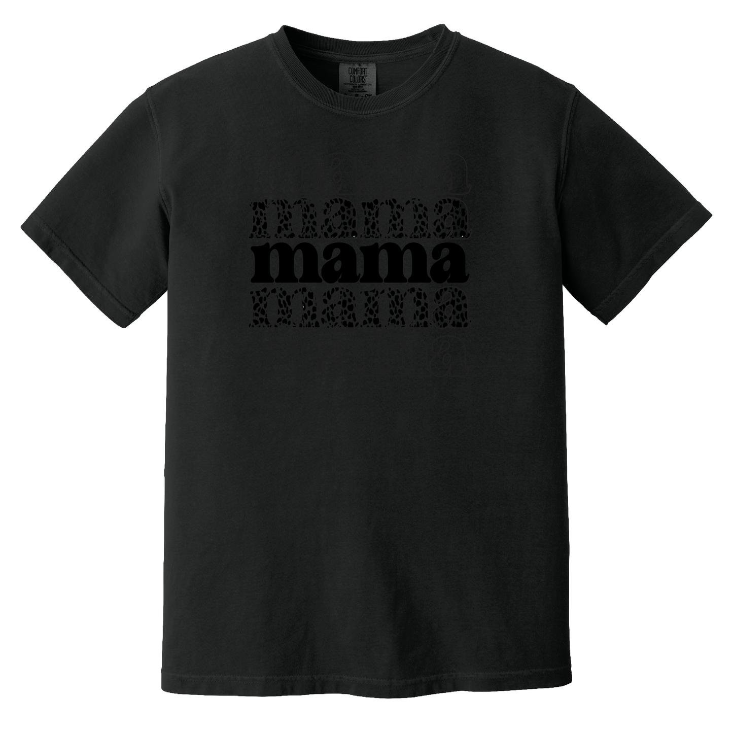 Mama Cheetah Stacked T-Shirt