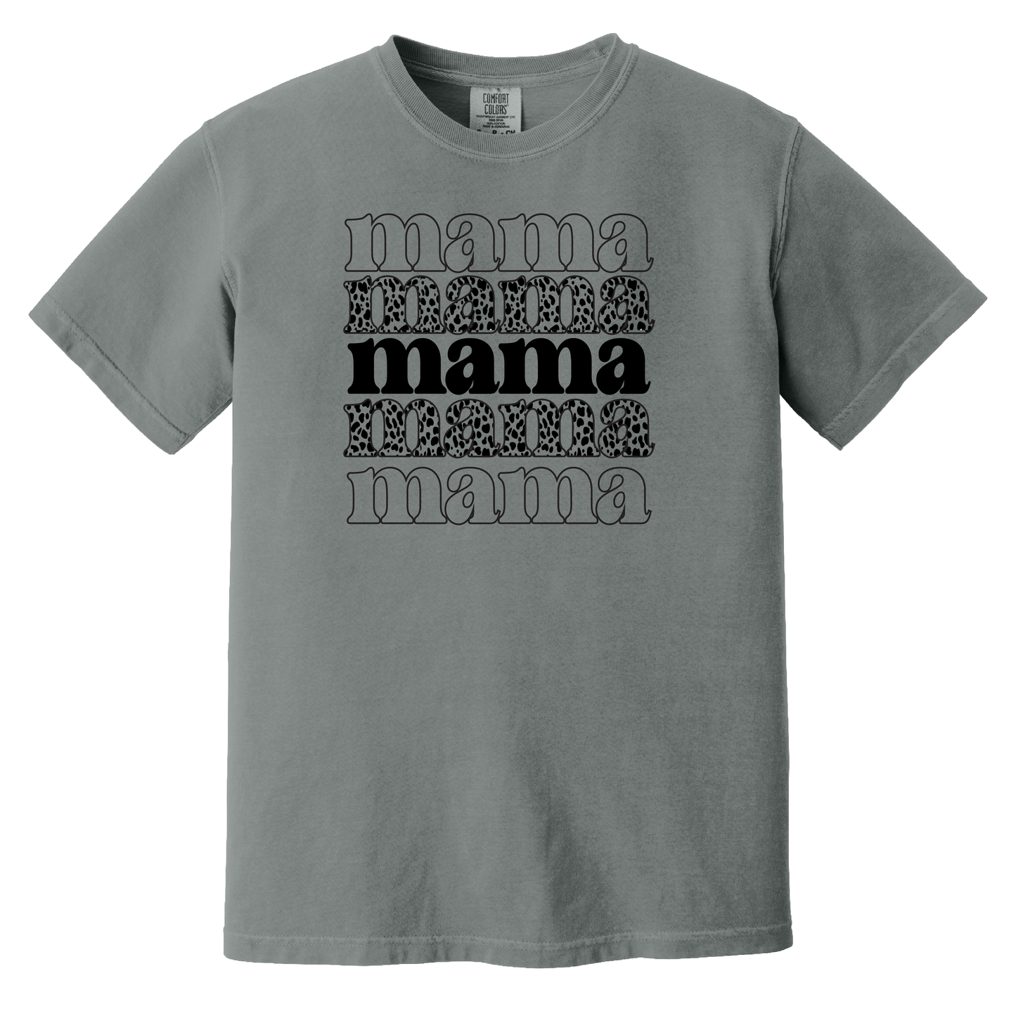 Mama Cheetah Stacked T-Shirt