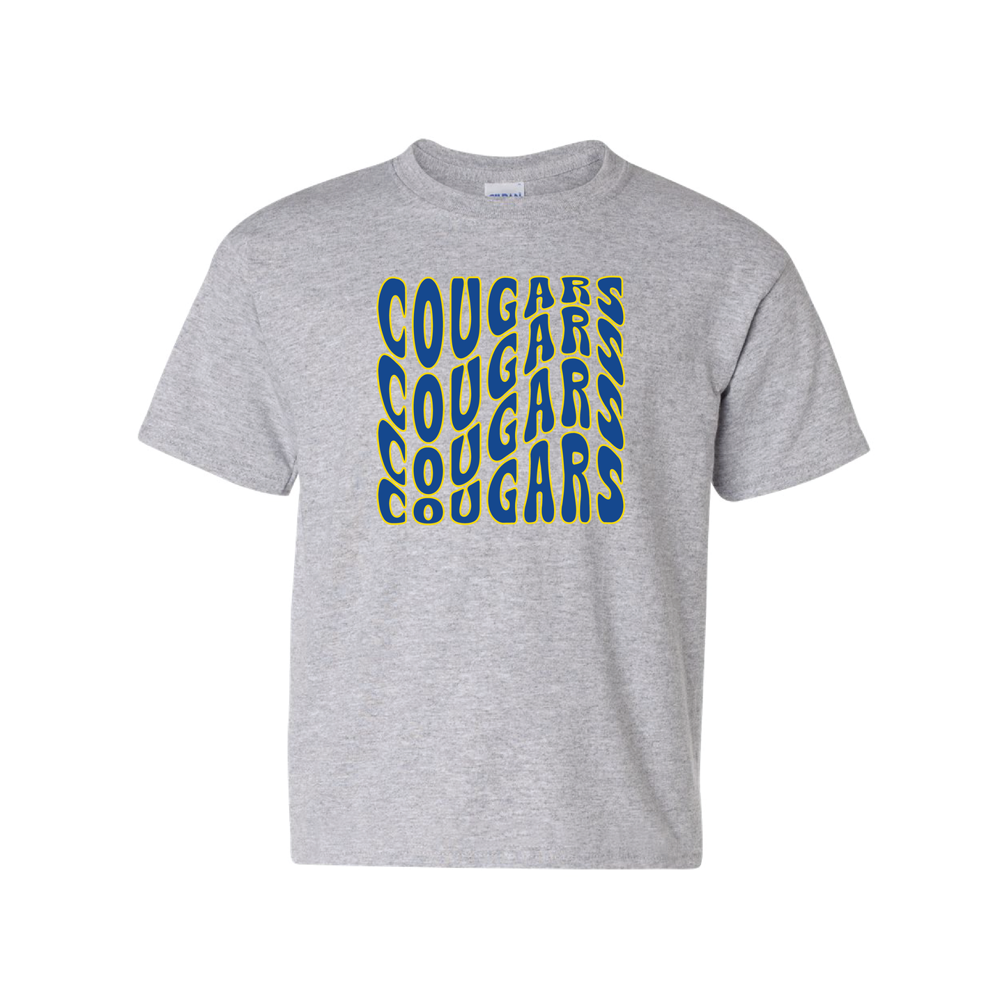 Youth - Wavy Cougars (T-Shirt, Crewneck, Hoodie)