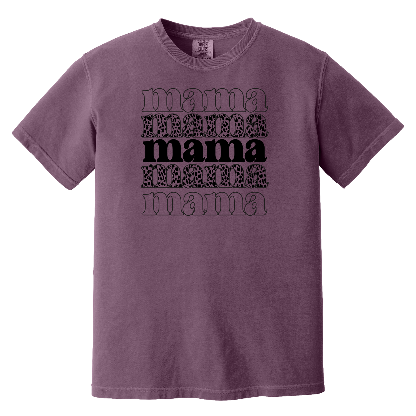 Mama Cheetah Stacked T-Shirt