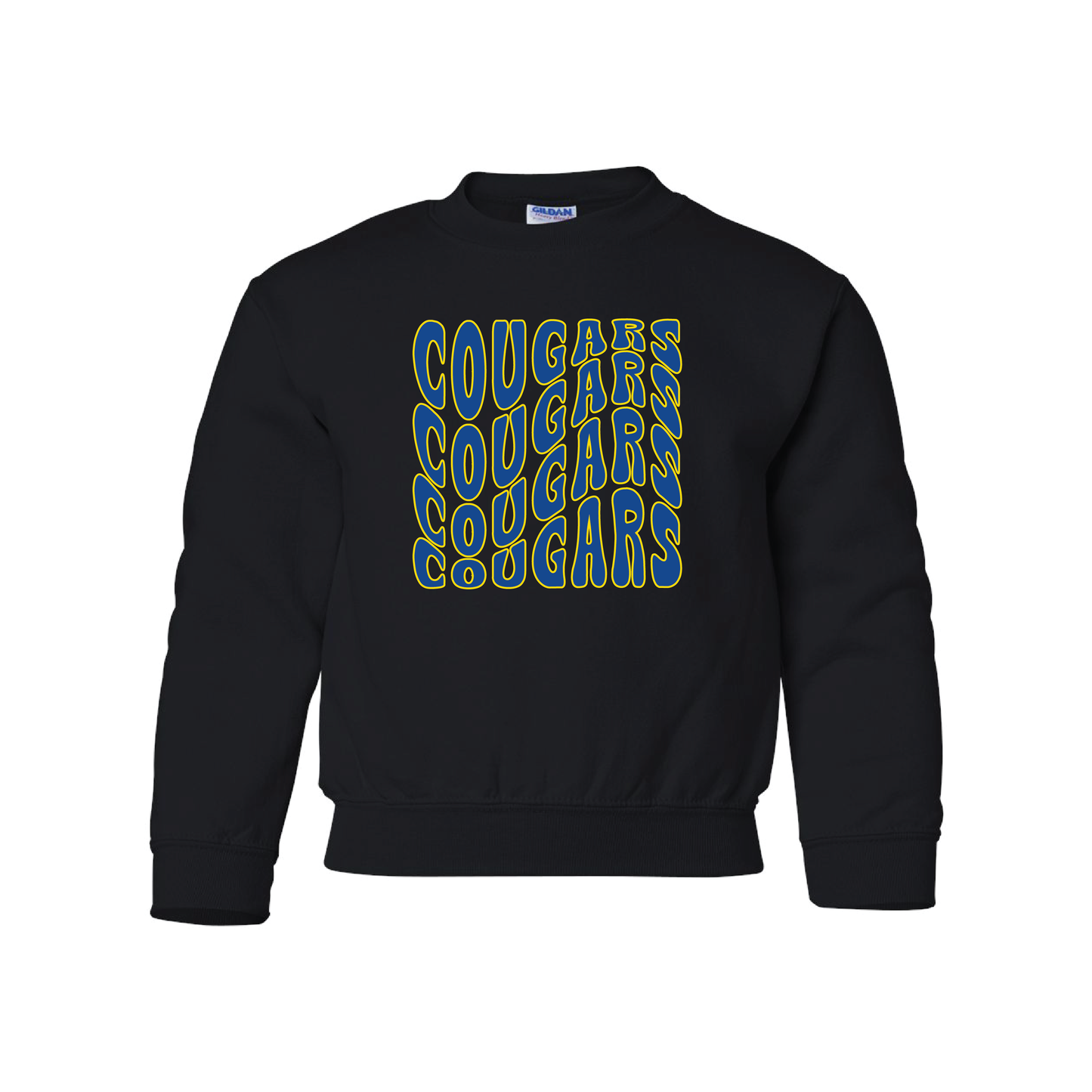 Youth - Wavy Cougars (T-Shirt, Crewneck, Hoodie)
