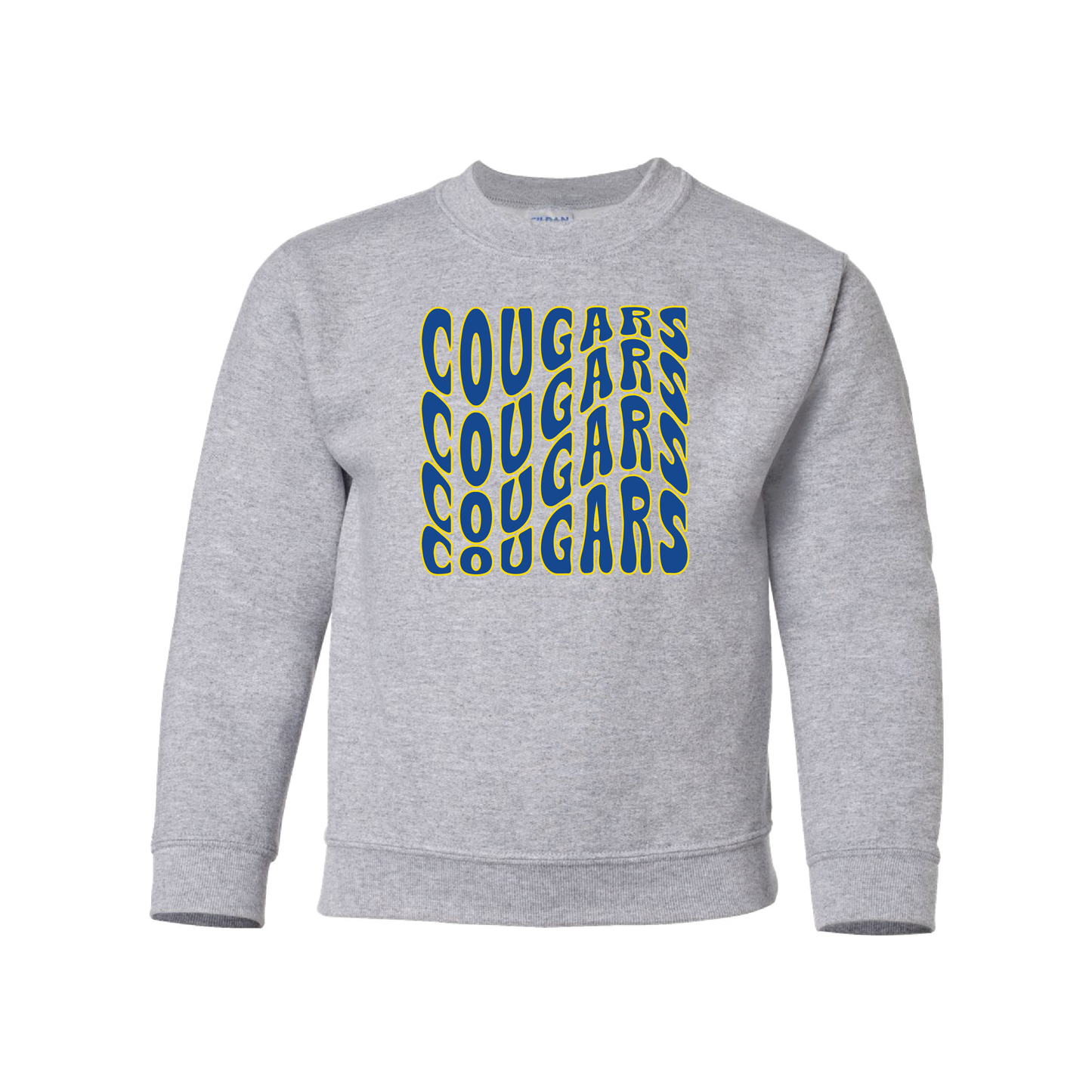 Youth - Wavy Cougars (T-Shirt, Crewneck, Hoodie)