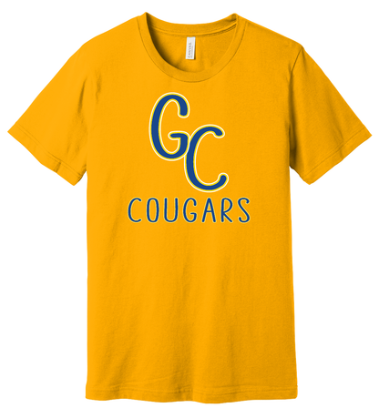 GC Cougars Skinny Font T-Shirt