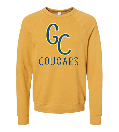 GC Cougars Skinny Font Crewneck