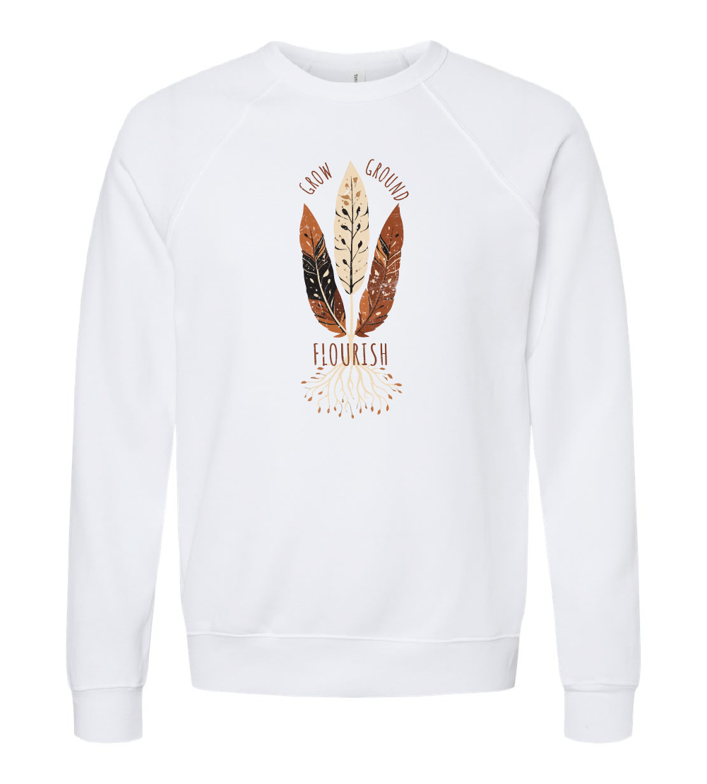 Grow, Ground, Flourish Crewneck