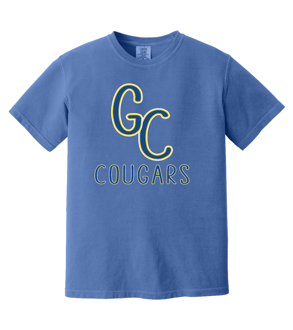 GC Cougars Skinny Font T-Shirt