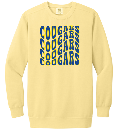 Cougars Wavy Crewneck