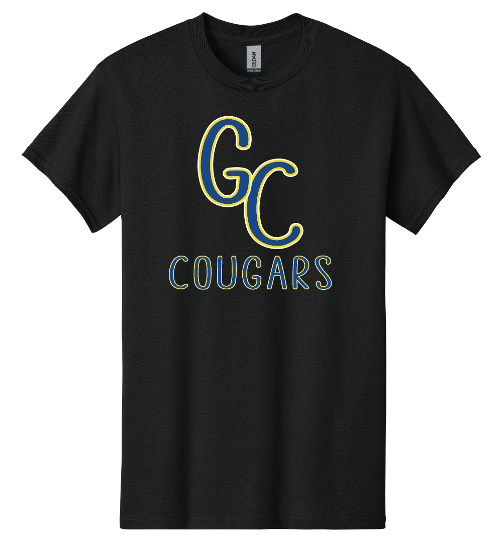 GC Cougars Skinny Font T-Shirt