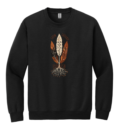 Grow, Ground, Flourish Crewneck
