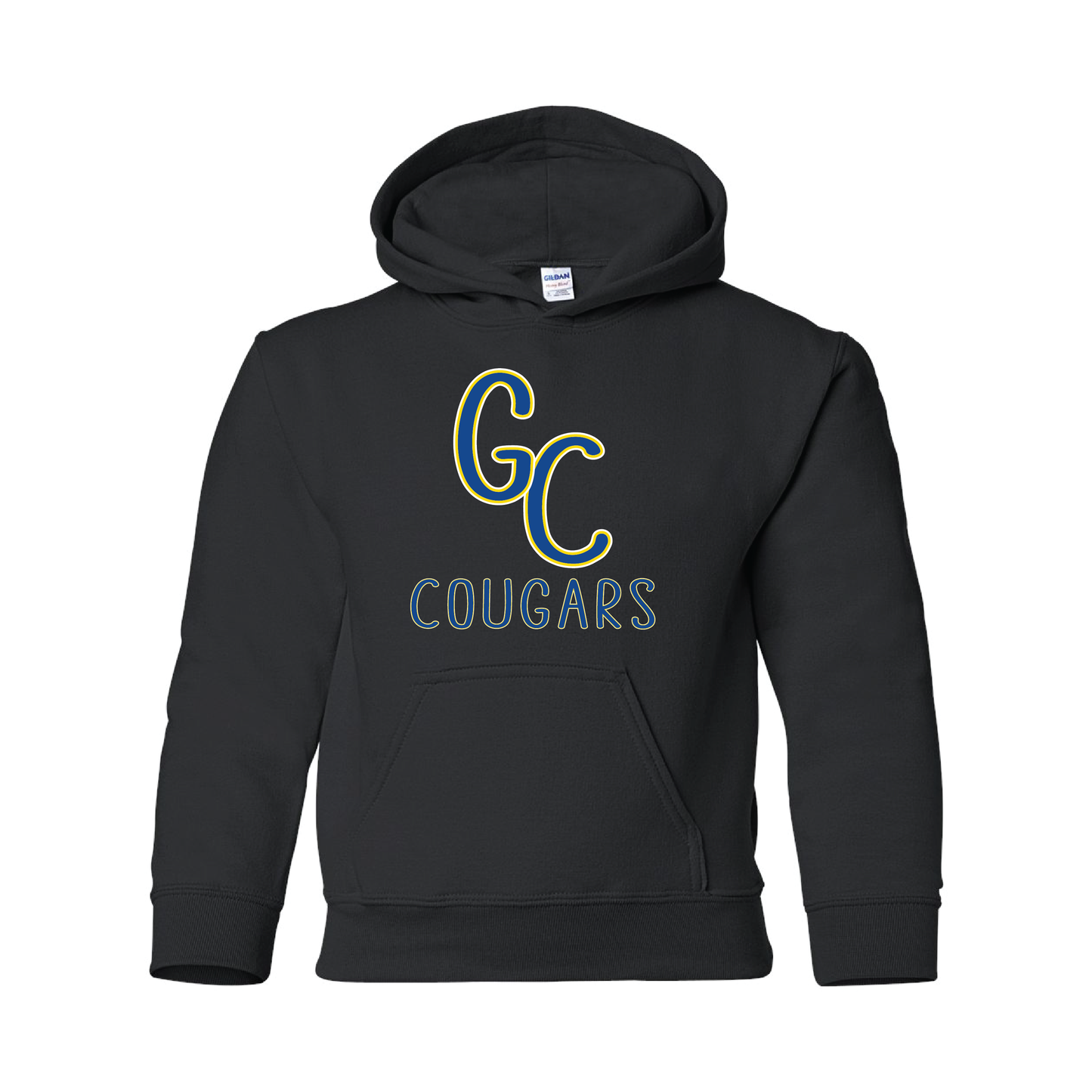 Youth - GC Cougars Skinny Font (T-Shirt, Crewneck, Hoodie)