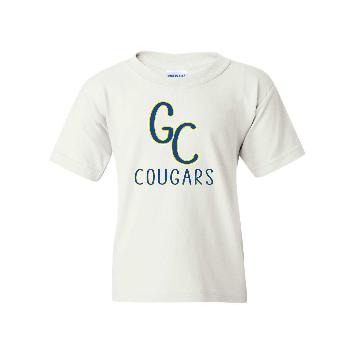 Youth - GC Cougars Skinny Font (T-Shirt, Crewneck, Hoodie)