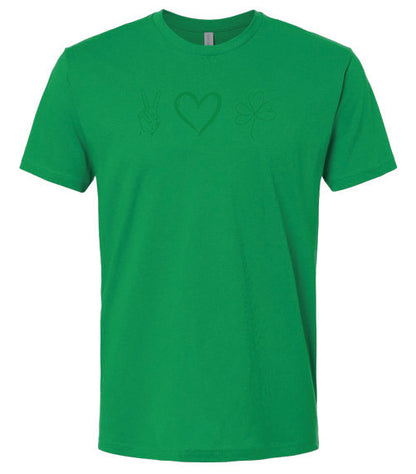 Peace, Love, and Shamrock T-Shirt