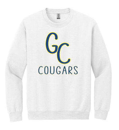 GC Cougars Skinny Font Crewneck