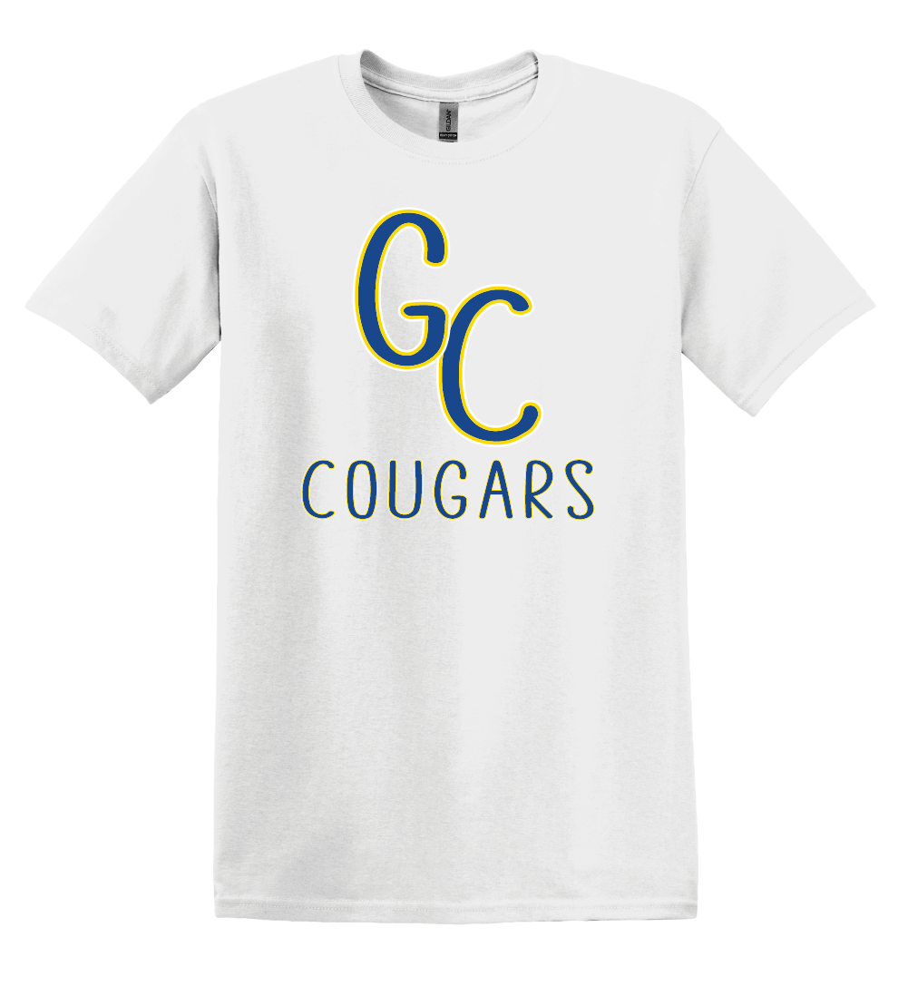 GC Cougars Skinny Font T-Shirt