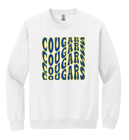 Cougars Wavy Crewneck