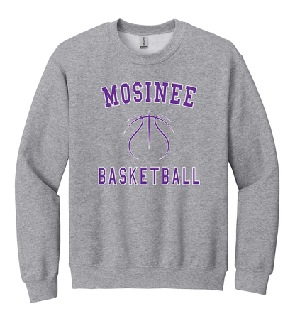 Mosinee Basketball Block Lettering Crewneck