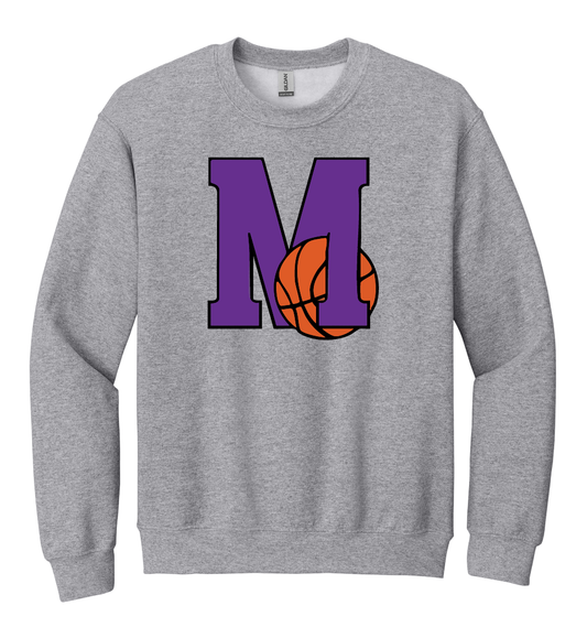 Mosinee Basketball Logo Crewneck