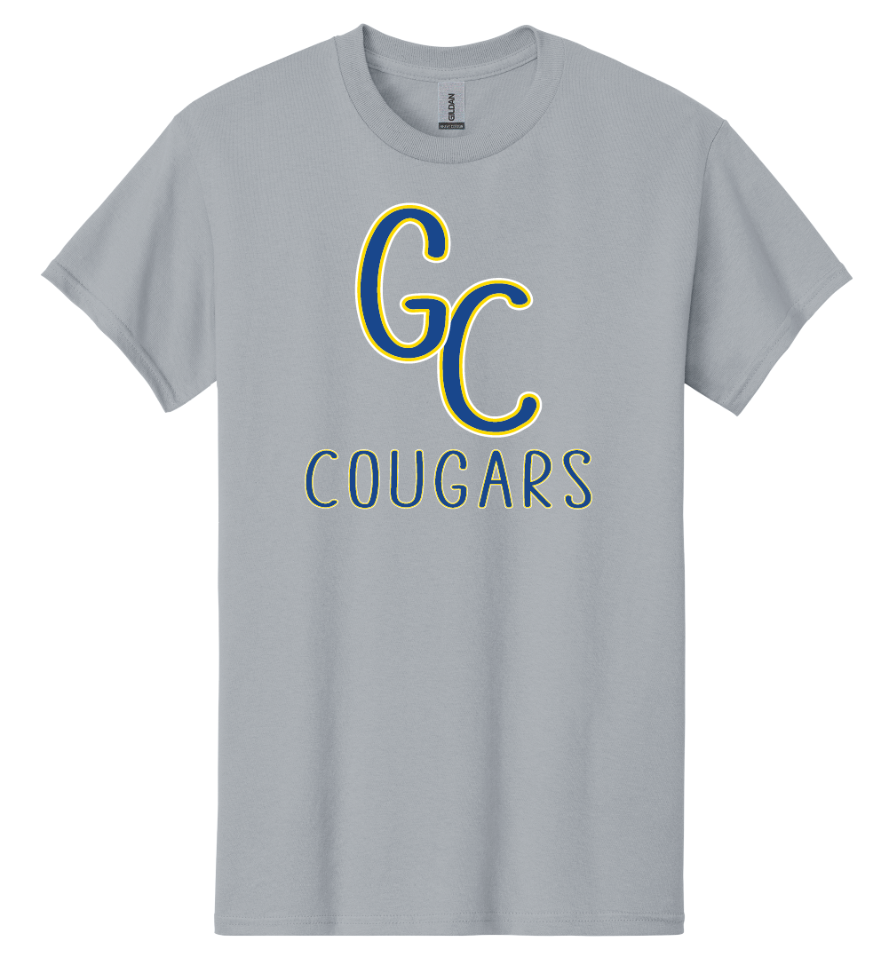 GC Cougars Skinny Font T-Shirt