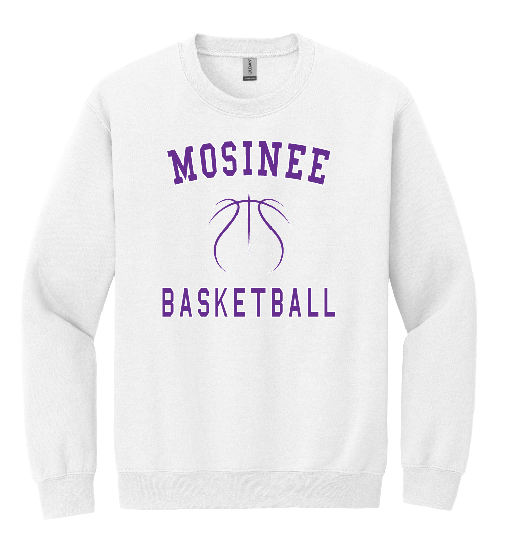 Mosinee Basketball Block Lettering Crewneck