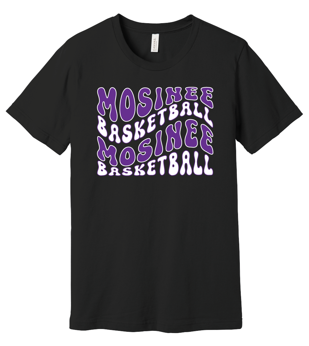 Mosinee Basketball Wavy T-Shirt