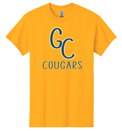 GC Cougars Skinny Font T-Shirt