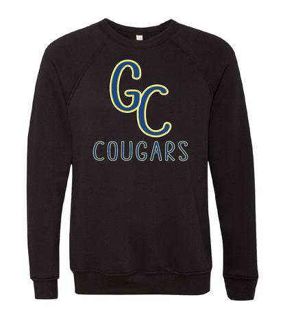 GC Cougars Skinny Font Crewneck