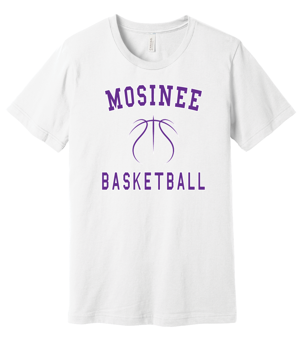 Mosinee Basketball Block Lettering T-Shirt