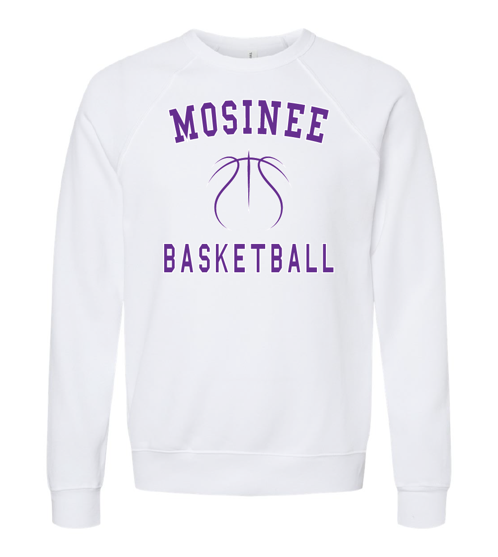 Mosinee Basketball Block Lettering Crewneck