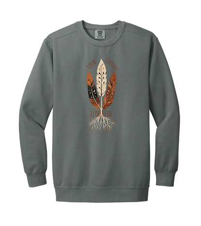 Grow, Ground, Flourish Crewneck