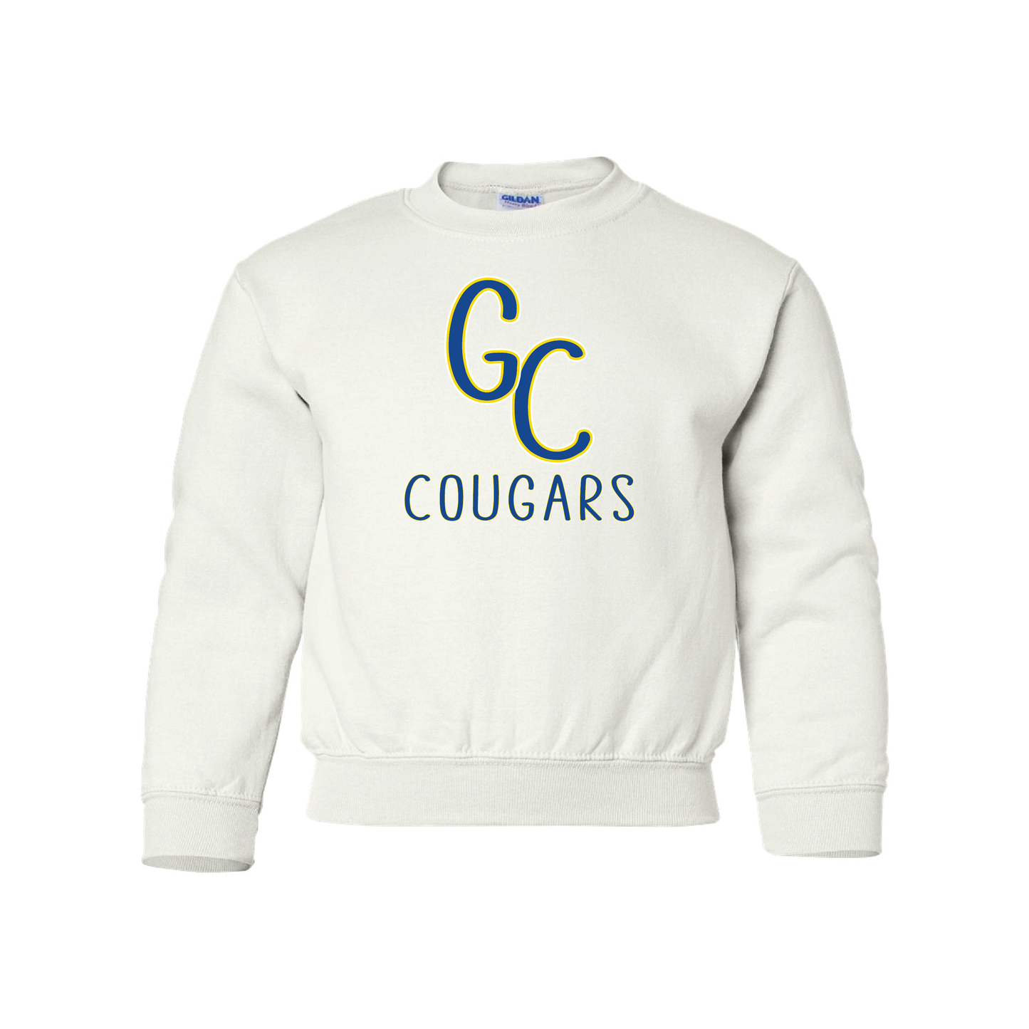 Youth - GC Cougars Skinny Font (T-Shirt, Crewneck, Hoodie)