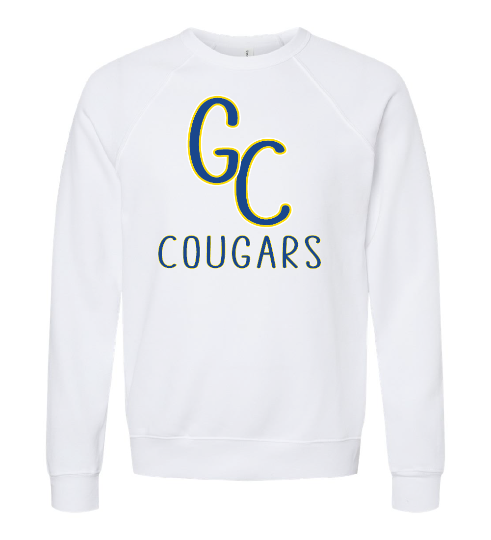 GC Cougars Skinny Font Crewneck