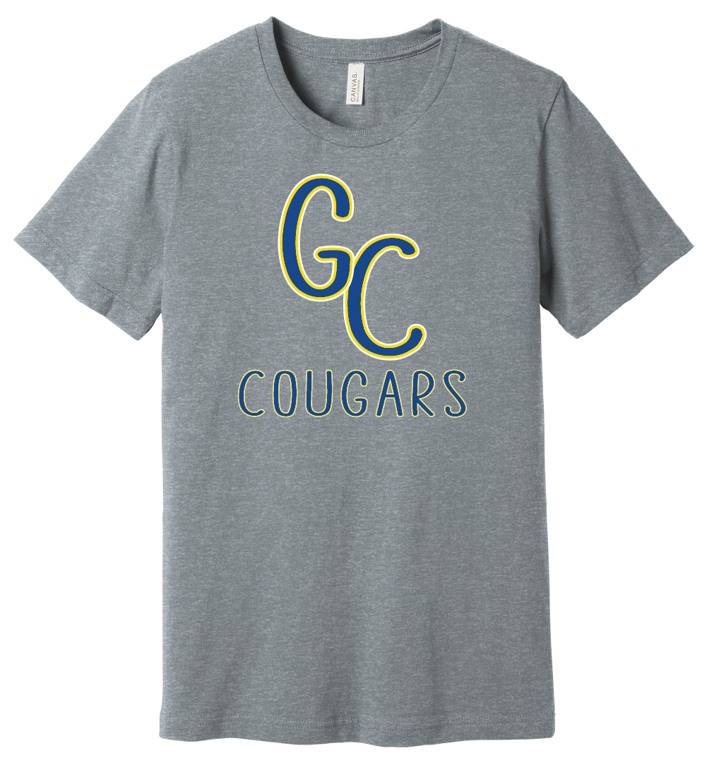 GC Cougars Skinny Font T-Shirt