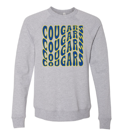 Cougars Wavy Crewneck