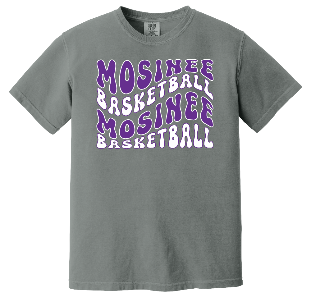 Mosinee Basketball Wavy T-Shirt