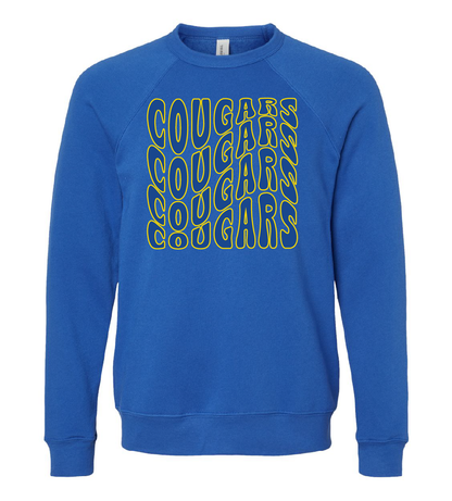 Cougars Wavy Crewneck