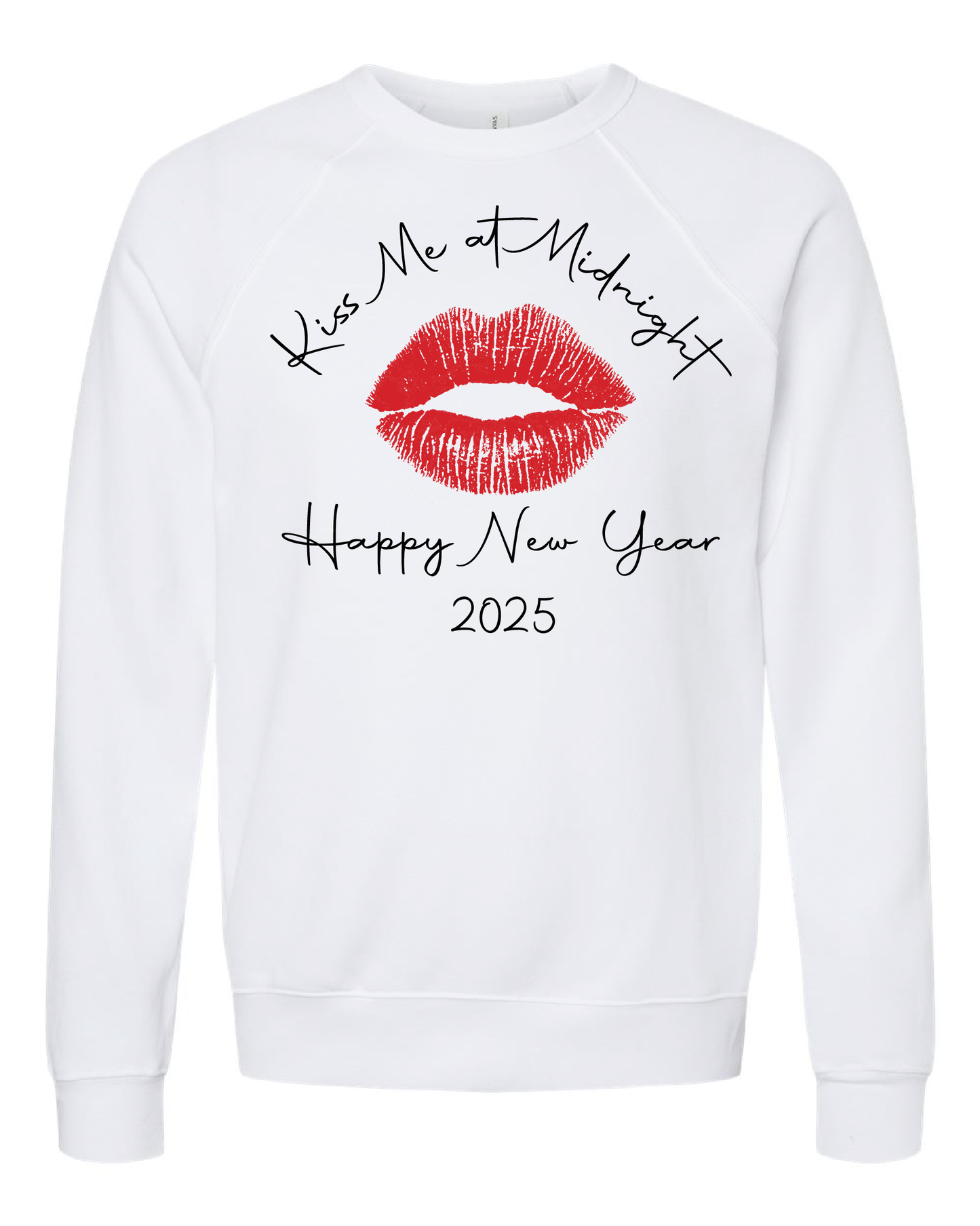 Kiss Me at Midnight Crewneck New Year 2025