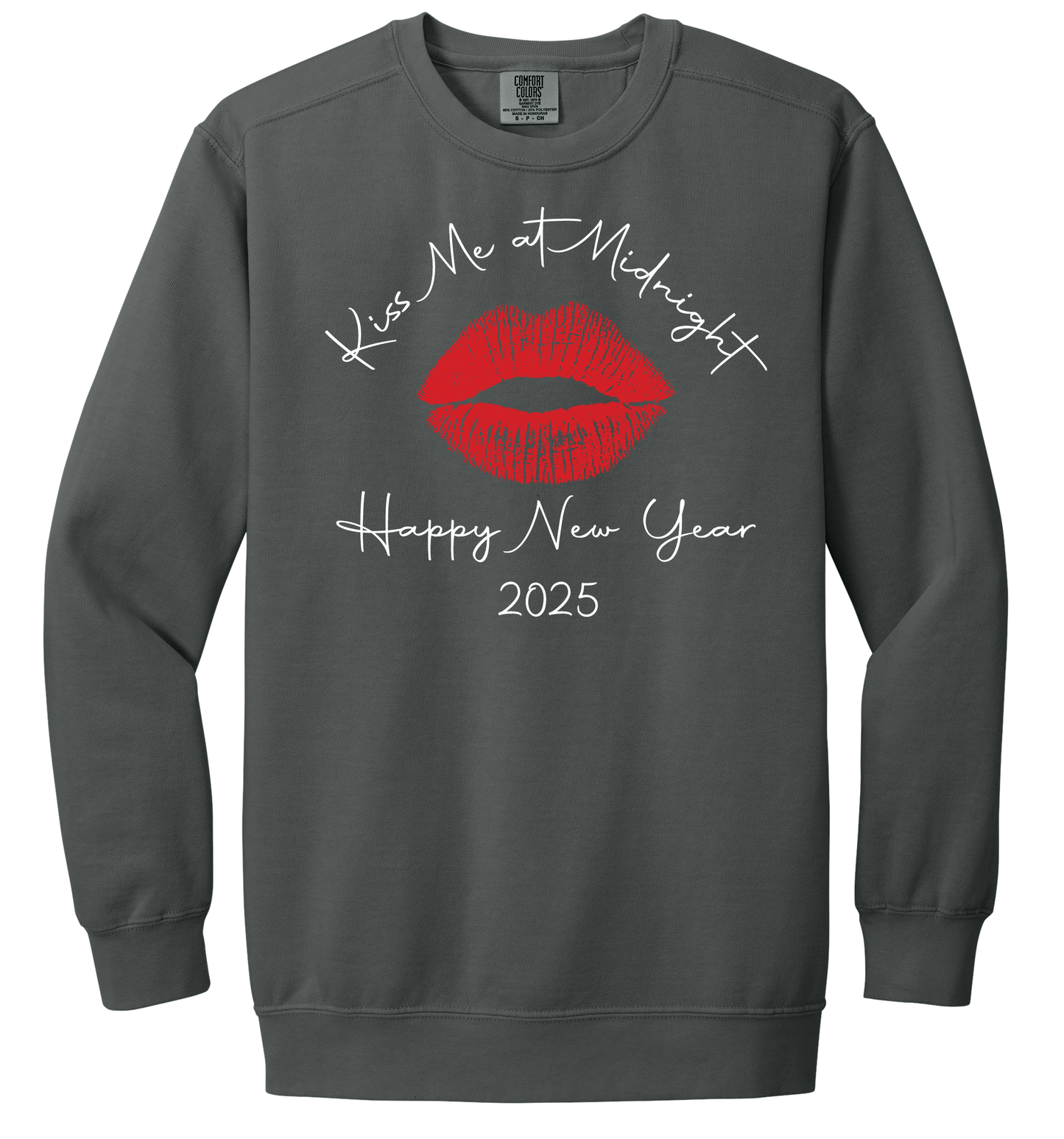 Kiss Me at Midnight Crewneck New Year 2025