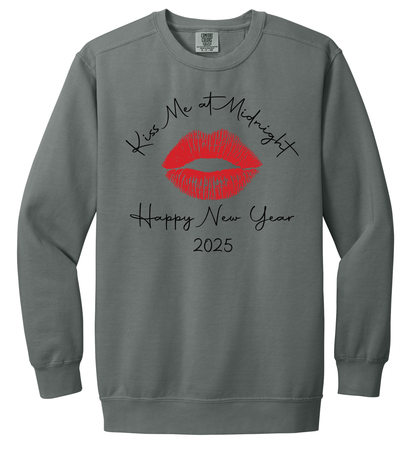 Kiss Me at Midnight Crewneck New Year 2025