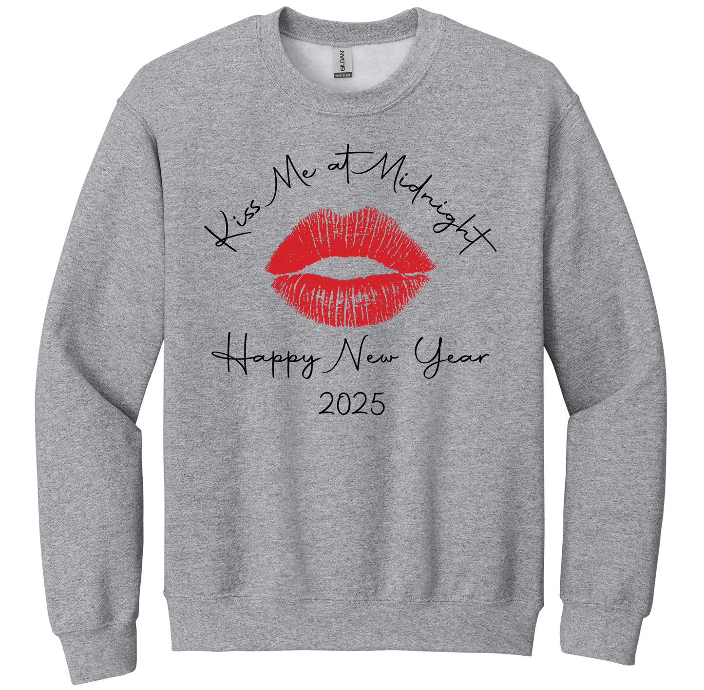 Kiss Me at Midnight Crewneck New Year 2025