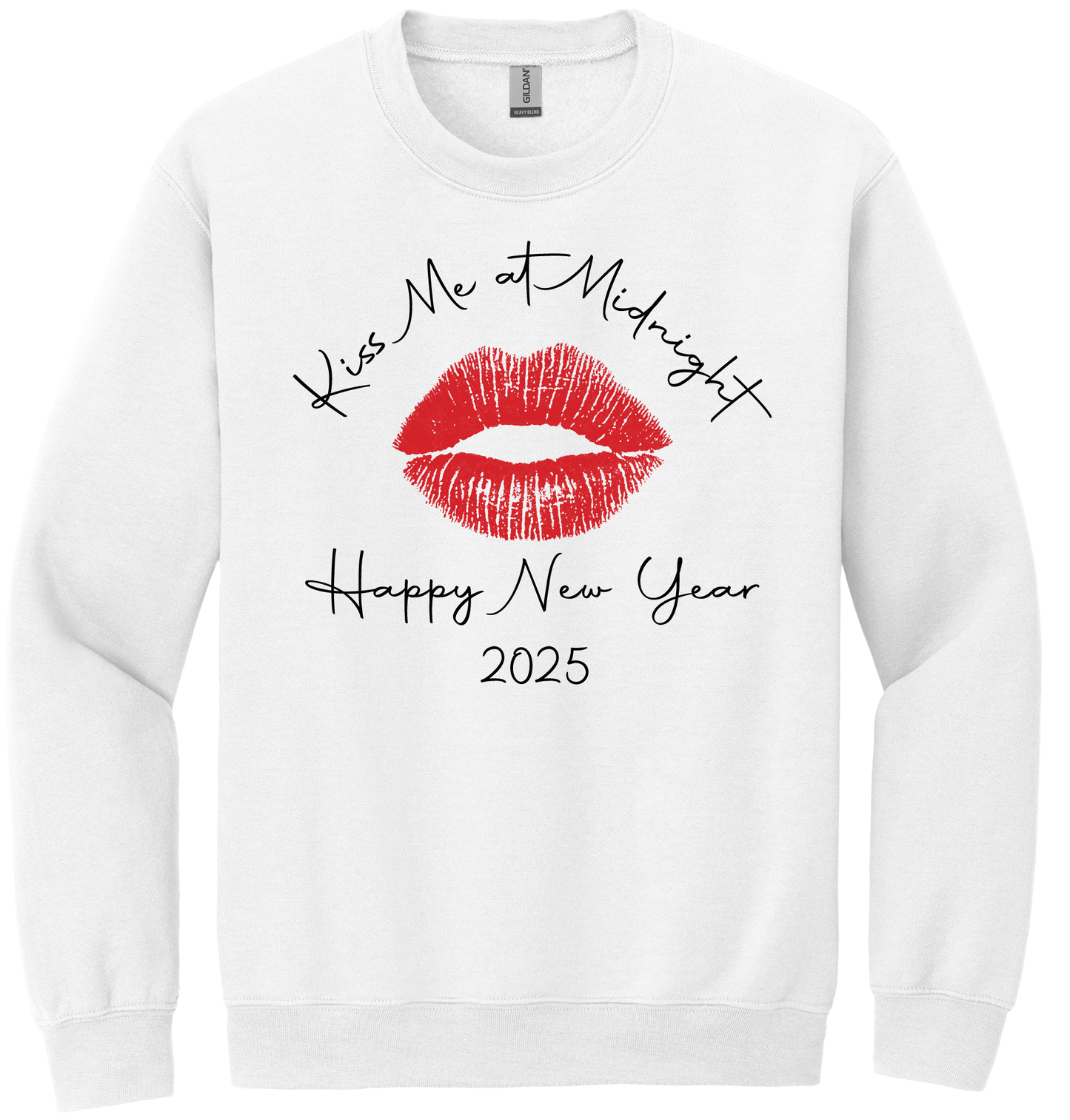 Kiss Me at Midnight Crewneck New Year 2025