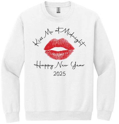 Kiss Me at Midnight Crewneck New Year 2025